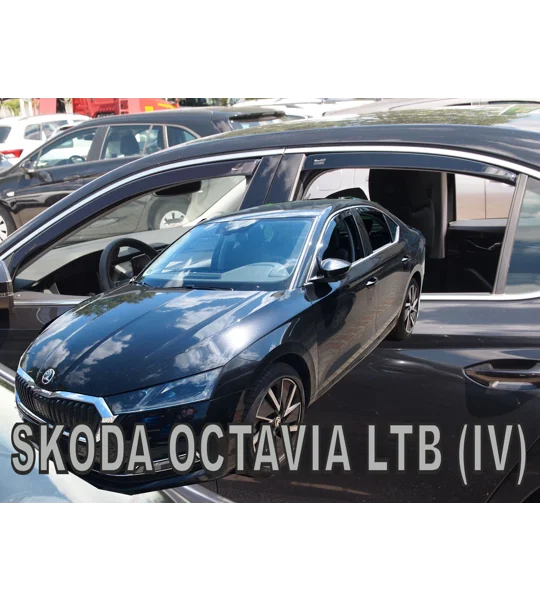 Skoda Octavia MK4 IV Yrs 2020 on Brand New Heko 4 Piece Wind Deflectors