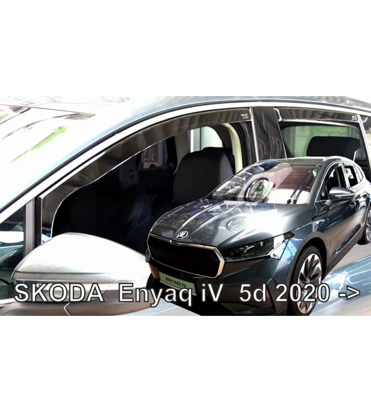 Skoda Enyaq iV Yrs 2020-up 5drs Brand New 4 Piece Heko Wind Deflectors 28360
