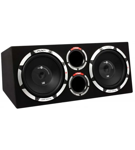 Vibe SLICKCBR12TA-V0 Slick TWIN 12" 2400Watts Hybrid Vented Active Enclosure