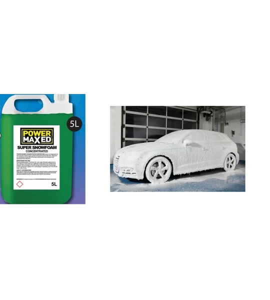 Power Maxed Snow Foam Car Wash Fluid Shampoo 5L