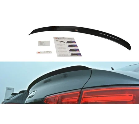 Audi A4 B9 s-line Yrs 08- 19 SE Models MAXTON SPOILER GLOSS BLACK