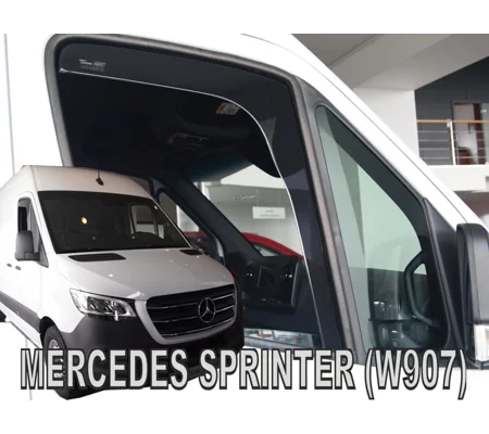 Mercedes Sprinter W907 2d 2018 onwards Brand New Heko 2 Piece Wind Deflectors 23606