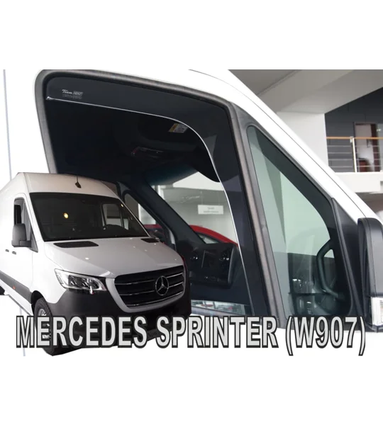 Mercedes Sprinter W907 2d 2018 onwards Brand New Heko 2 Piece Wind Deflectors 23606