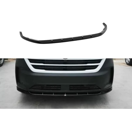 VW Transporter T7 2024- Gloss Black Front Bumper Lip Spoiler