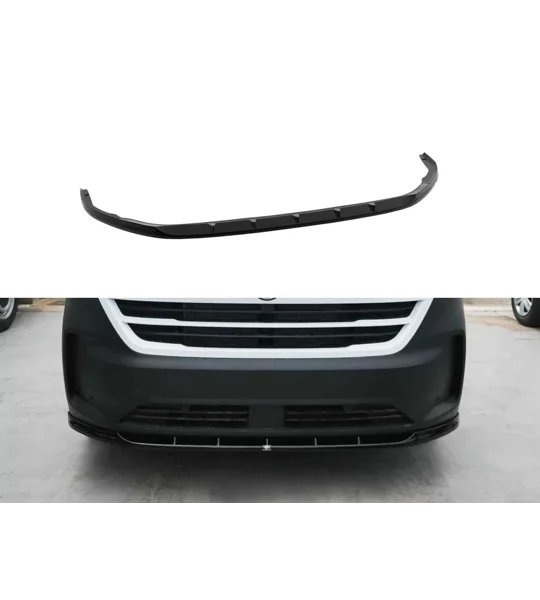VW Transporter T7 2024- Gloss Black Front Bumper Lip Spoiler