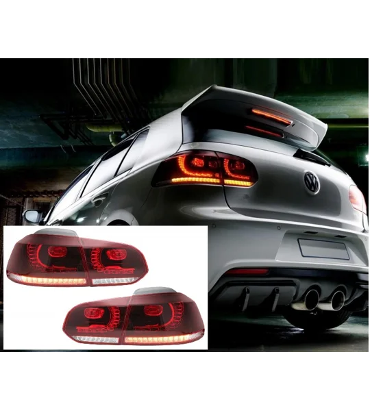 VW Golf MK 6 Yrs 09-12 LED Indicator Taillights RHD R20 GTD