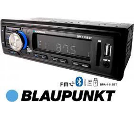 Blaupunkt BPA1119BT Bluetooth Mechless Tuner Radio SD USB AUX