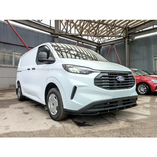Ford Transit Custom 2023 on Gloss Black Standard Front Bumper Lip Splitter
