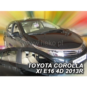 TOYOTA COROLLA E16 4D SEDAN 2013-2019Brand New Heko 4 Piece Wind Deflectors 29636
