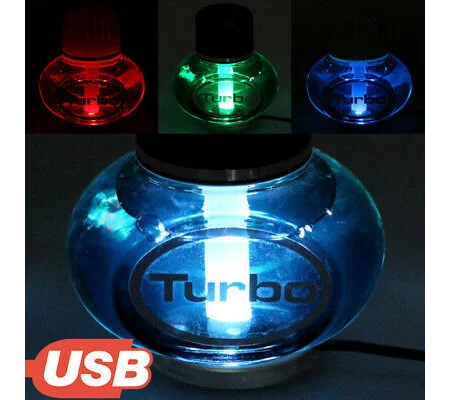 Turbo Air Freshener like Poppy Add USB 7 Colour LED Base