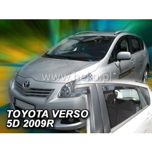 TOYOTA VERSO 5D Yrs 2009- Brand New Heko 4 Piece Wind Deflectors 29618