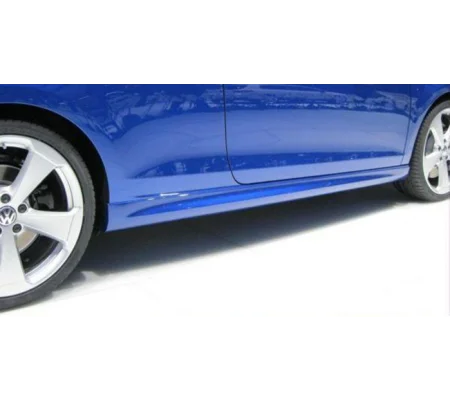 VW Golf MK6 VI 09-12 Sideskirts Pair PLASTIC R20 Look 3DR & 5DR