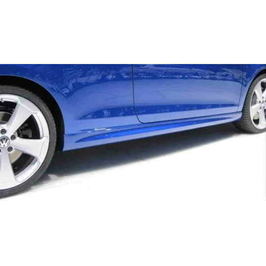 VW Golf MK6 VI 09-12 Sideskirts Pair PLASTIC R20 Look 3DR & 5DR