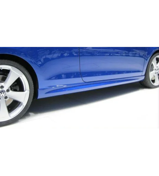 VW Golf MK6 VI 09-12 Sideskirts Pair PLASTIC R20 Look 3DR & 5DR