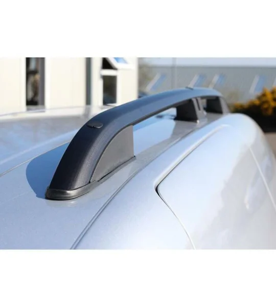 VW Caddy 2010-2020 Black Aluminium Roof Rails Bars