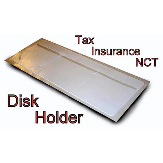 Car Van Road Tax, Insurance, NCT Disc Holder Black - New COPY