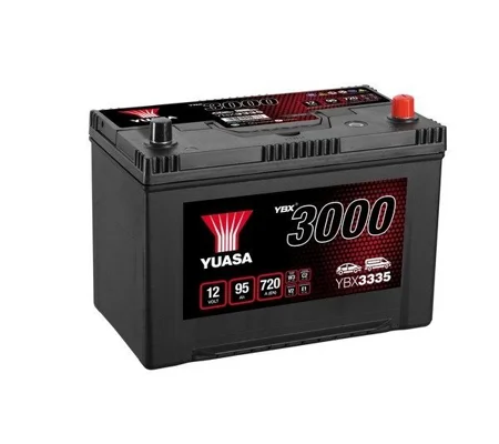 Yuasa Car Battery YBX3335, 720A 95AH