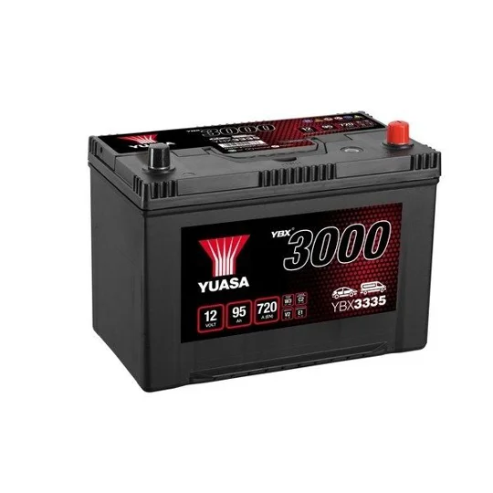 Yuasa Car Battery YBX3335, 720A 95AH
