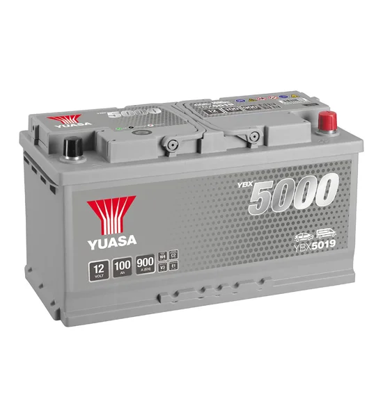 Yuasa Car Battery YBX5019, 100Ah 900A Cranking