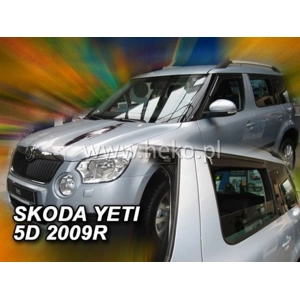 Skoda Yeti Yrs 2009 - 2017 Brand New Heko 4 Piece Wind Deflectors