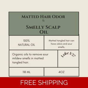 Matted Hair Odor & Smelly Scalp Oil