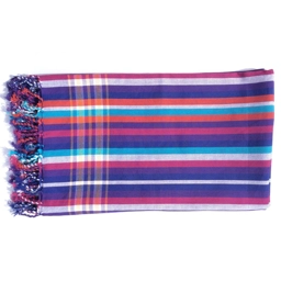Kikoy with 'Varsity Stripe Sarong Wrap Cover-up Scarf Kikoi