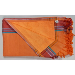 Orange Kikoy Towel