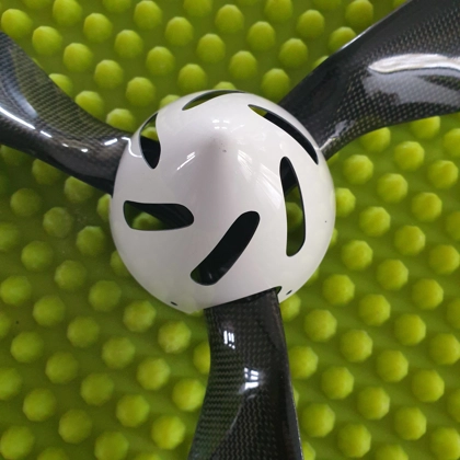 White 3 blade spinners