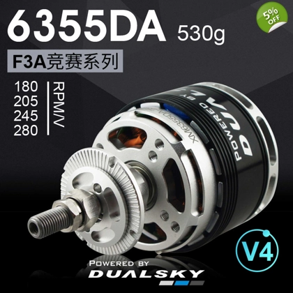 Dualsky 6355 version 4 205/280 kv