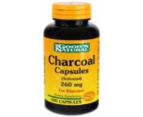 active charcoal 活性炭260毫克100颗