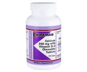 Calcium with VD 钙250毫克含维生素D3咀嚼片