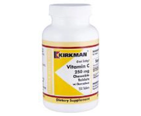 Vitamin C 咀嚼片含有Sucralose250毫克250颗