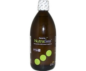 鱼油 Ascenta, Nutra Sea, Balanced EPA/DHA Omega-3 Supplement, Lemon, 500 ml