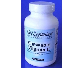 维生素C咀嚼片不含玉米250毫克100颗 VC