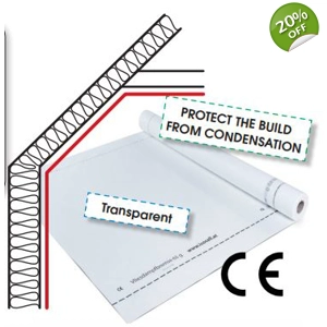 Airstop White Airtight Vapour Control 75 sq meters Airstop White Airtight Vapour Control 75 sq meters