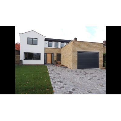 Modern Ribbed sectional door