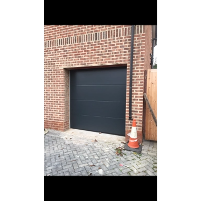 Modern Ribbed sectional door