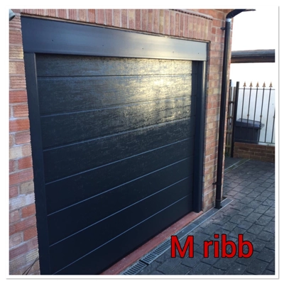 Modern Ribbed sectional door
