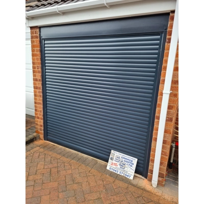 55mm Insulated electric roller garage door