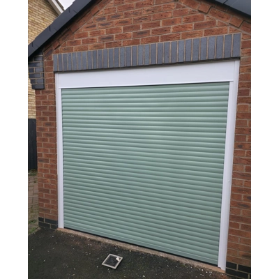 55mm Insulated electric roller garage door