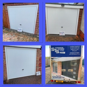 Novoferm Thornby Vertical ribbed steel canopy door Novoferm Thornby Vertical ribbed steel canopy door