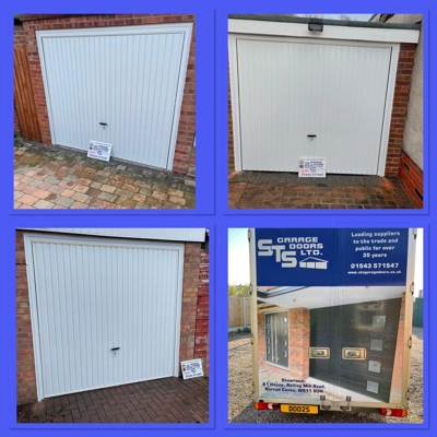 Novoferm Thornby  Vertical ribbed steel canopy door