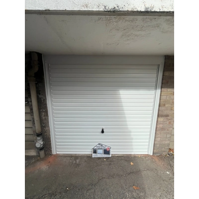 Hörmann Horizontal Steel Canopy Door – White