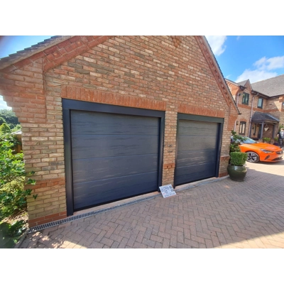 Ribbed Sectional Garage Door (3 Design Options)