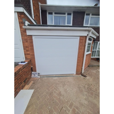 Fully Fitted 77mm Electric Roller Door
