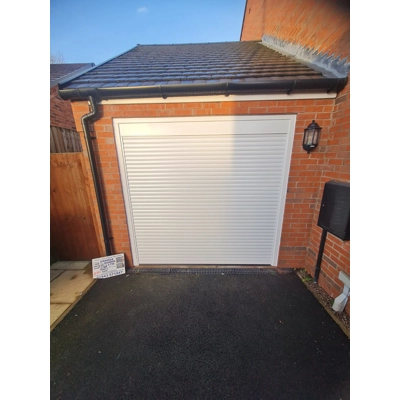 Fully Fitted 77mm Electric Roller Door