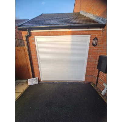 55mm Insulated electric roller garage door