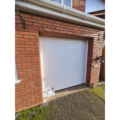 55mm Insulated electric roller garage door