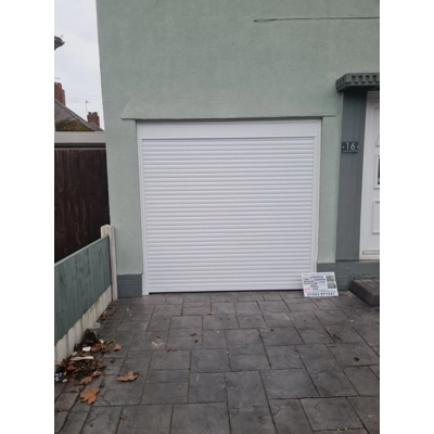 Fully Fitted 77mm Electric Roller Door