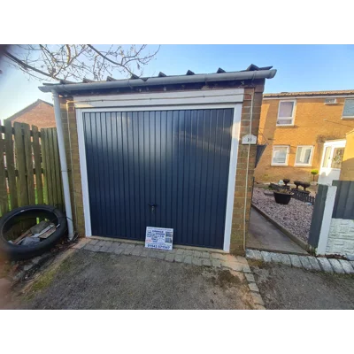 Novoferm Small Vertical Rib Canopy Garage Door